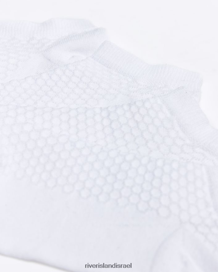 אביזרים River Island חלת דבש גרבי מאמן 2 מארז לבן נשים BDZ4081589