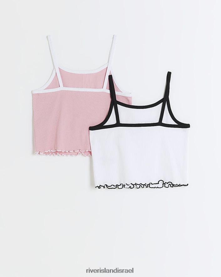 לבוש River Island חבילה 2 גרגרת קאמי מצולעת וָרוֹד בנות BDZ4083386