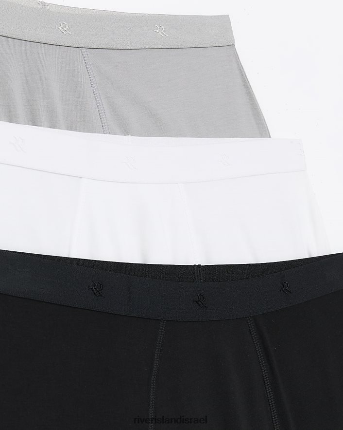 אביזרים River Island חבילה של 3 תא מטען מודלי אפור גברים BDZ4083036