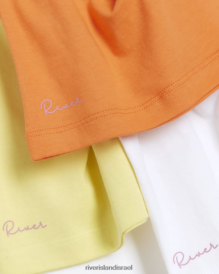 לבוש River Island מג ווסט 3 חבילה צהוב בנות BDZ4083610