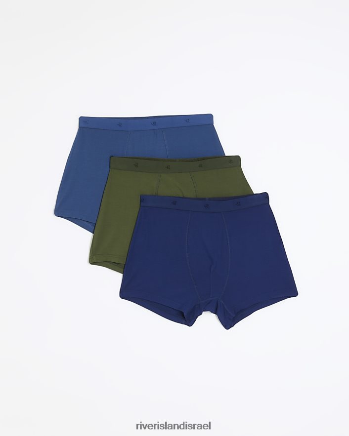אביזרים River Island חבילה של 3 תא מטען מודלי חיל הים גברים BDZ4085779