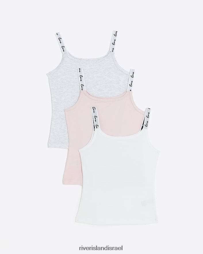 לבוש River Island ג ווסט 3 חבילות וָרוֹד בנות BDZ4086221