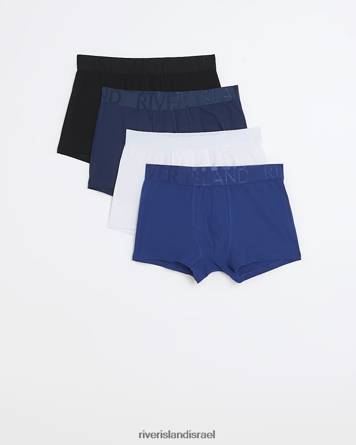 אביזרים River Island מארז בהתאמה רגילה של 4 תא מטען כְּחוֹל גברים BDZ4082674