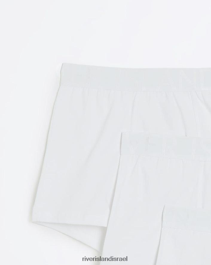 אביזרים River Island מארז בהתאמה רגילה של 4 תא מטען לבן גברים BDZ4082678