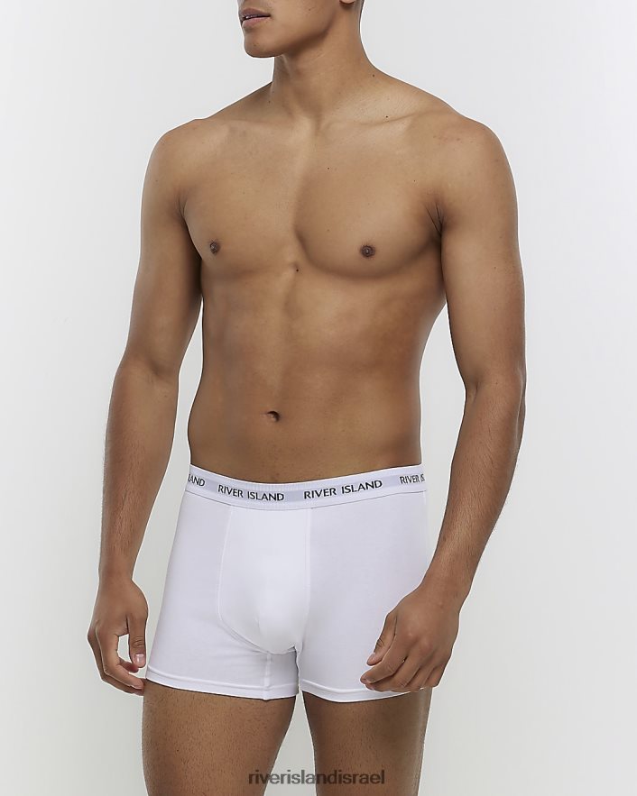 אביזרים River Island מארז בהתאמה רגילה של 4 גזעי צלעות שָׁחוֹר גברים BDZ4082889