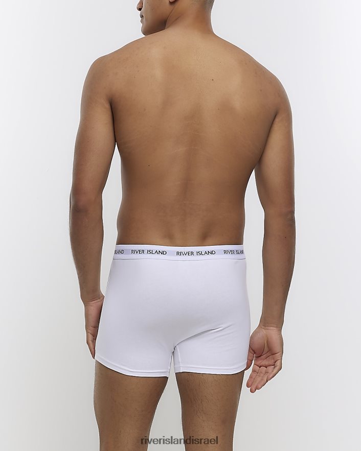 אביזרים River Island מארז בהתאמה רגילה של 4 גזעי צלעות שָׁחוֹר גברים BDZ4082889