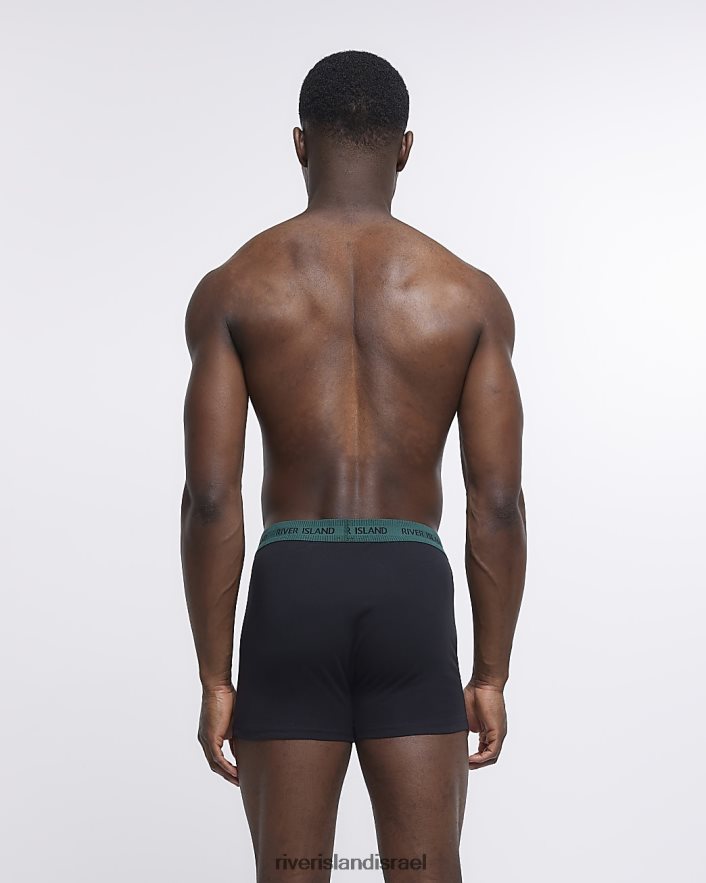 אביזרים River Island מארז של 4 בוקסר ri שָׁחוֹר גברים BDZ4083091