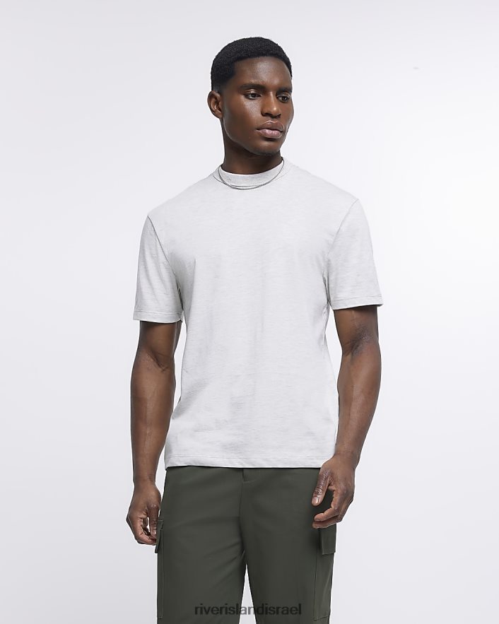 לבוש River Island מארז של 5 חולצות בכושר רגיל שָׁחוֹר גברים BDZ4082447