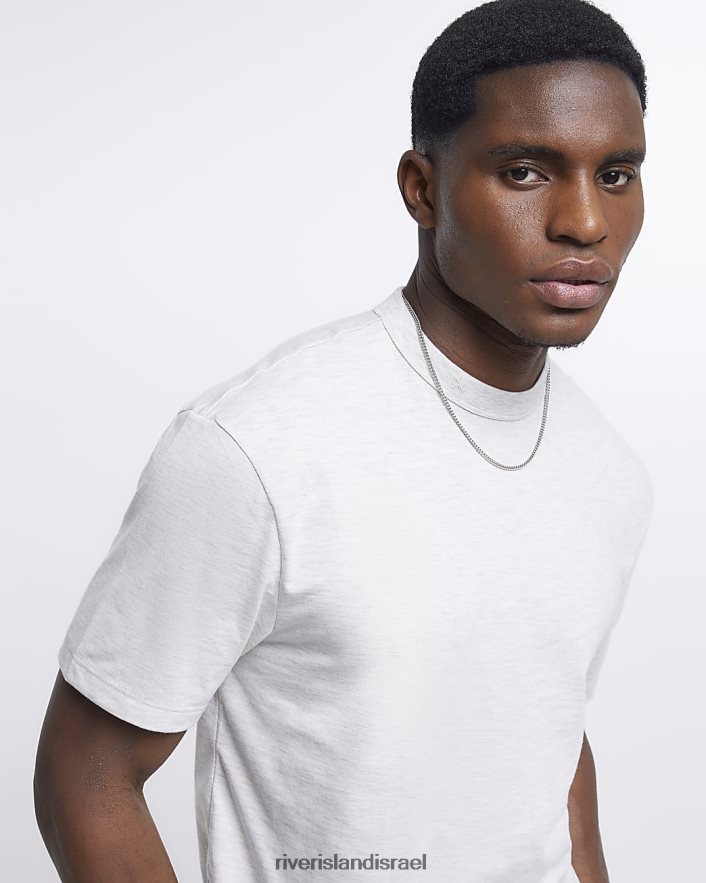 לבוש River Island מארז של 5 חולצות בכושר רגיל שָׁחוֹר גברים BDZ4082447