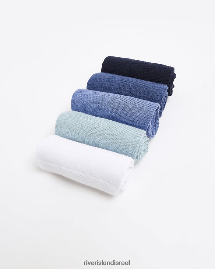 אביזרים River Island חבילה של 5 גרבי קרסול כְּחוֹל גברים BDZ4085888