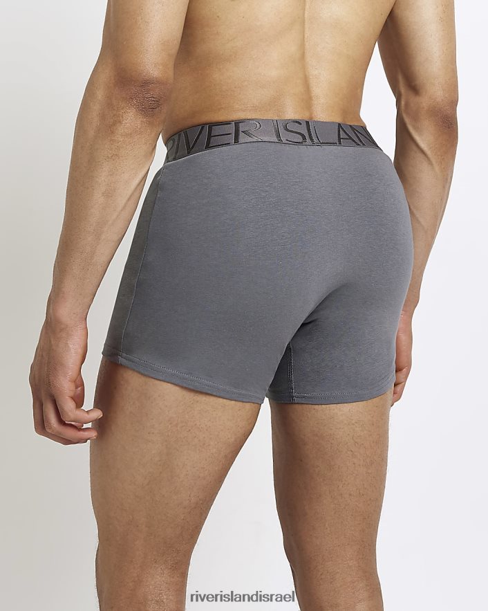 אביזרים River Island מארז של 5 בוקסר ri אפור גברים BDZ4083124