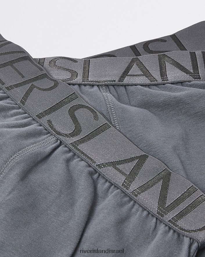 אביזרים River Island מארז של 5 בוקסר ri אפור גברים BDZ4083124