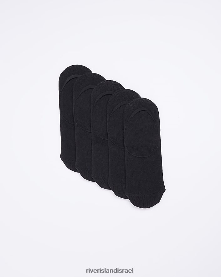 אביזרים River Island חבילה של 5 גרביים ri liner שָׁחוֹר גברים BDZ4083063