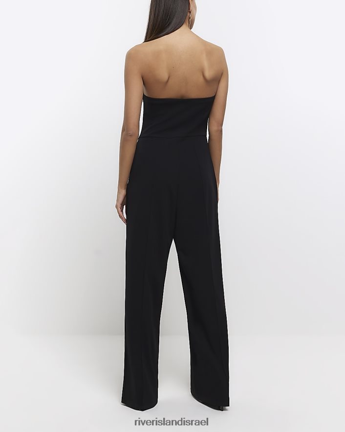 לבוש River Island סרבל בנדו שָׁחוֹר נשים BDZ4081033