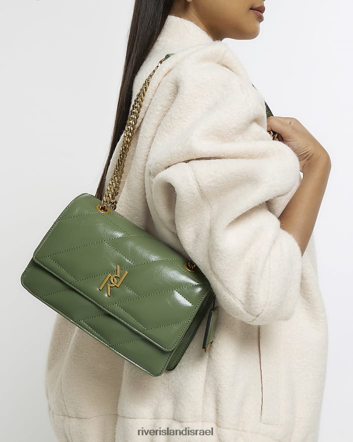 אביזרים River Island תיק כתף מרופד חָקִי נשים BDZ4081067