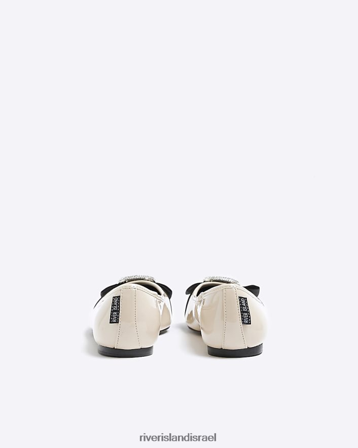 הַנעָלָה River Island נעלי בלט מעוטרות בז' נשים BDZ4081132