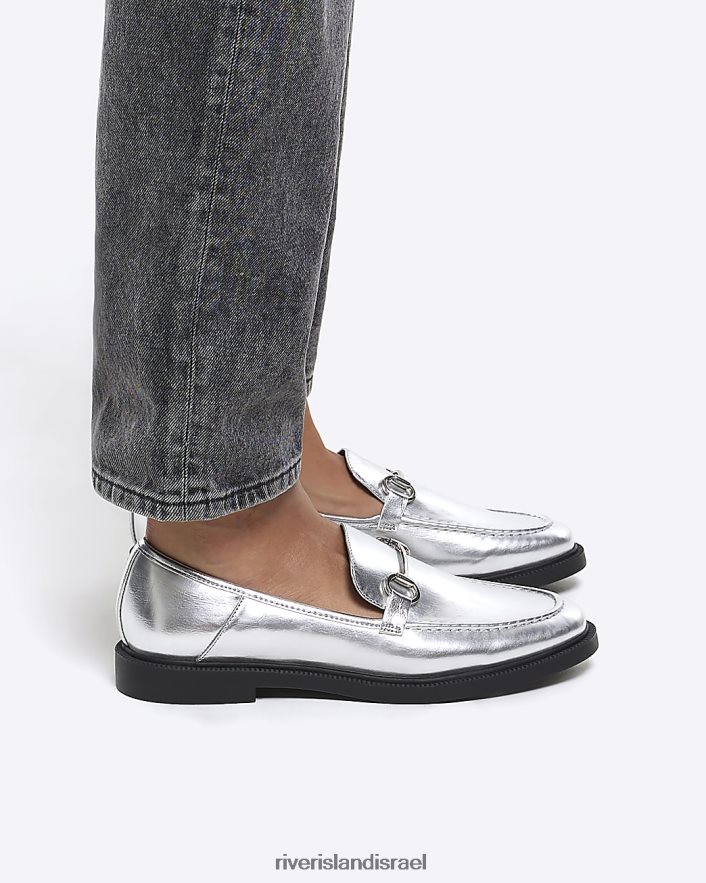 הַנעָלָה River Island לולאות פירוט שרשרת כסף נשים BDZ4081192