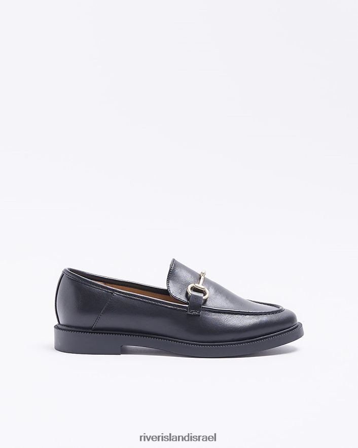 הַנעָלָה River Island נעלי סנפפל פרטי שָׁחוֹר נשים BDZ4081193