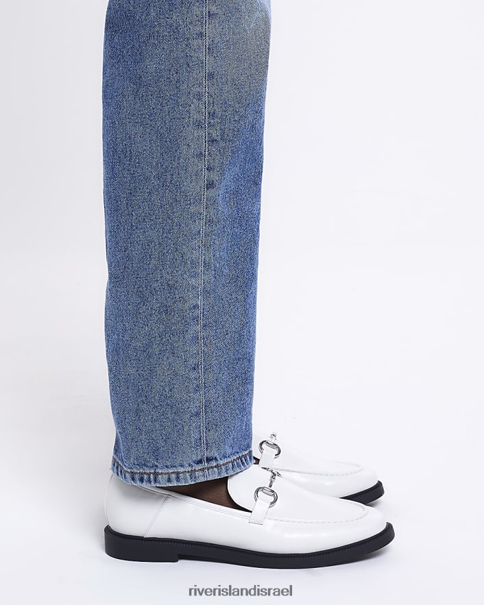 הַנעָלָה River Island לולאות פירוט שרשרת לבן נשים BDZ4081194