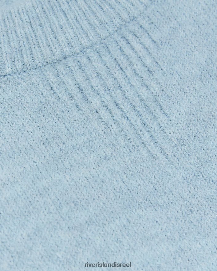 לבוש River Island מגשר סרוג כְּחוֹל נשים BDZ408120