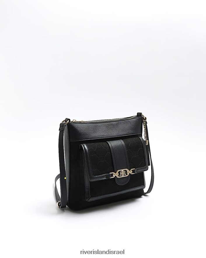 אביזרים River Island תיק צולב גוף שָׁחוֹר נשים BDZ4081269
