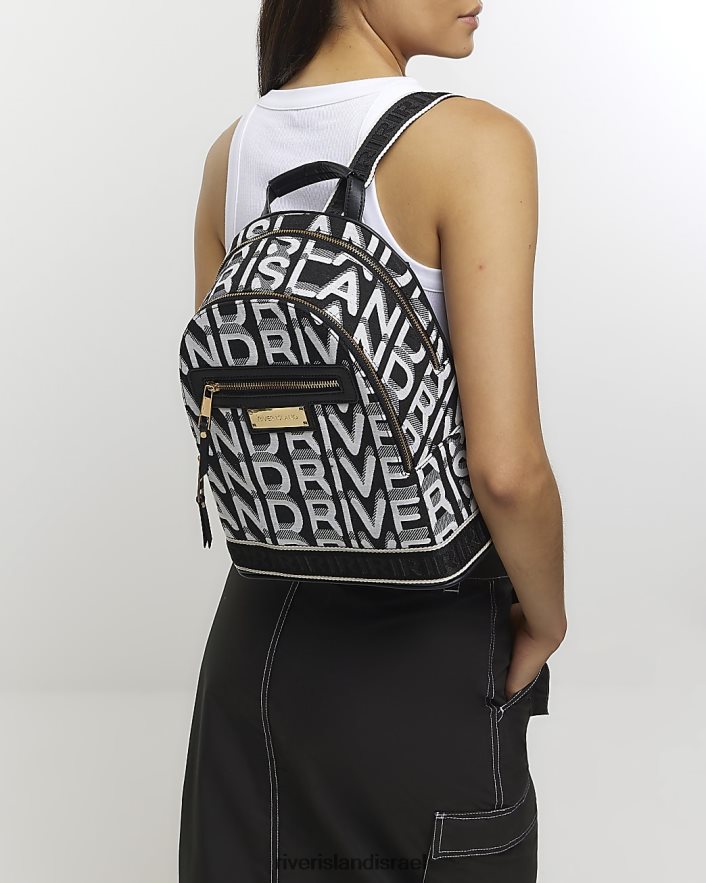 אביזרים River Island תרמיל הדפסה שָׁחוֹר נשים BDZ4081353