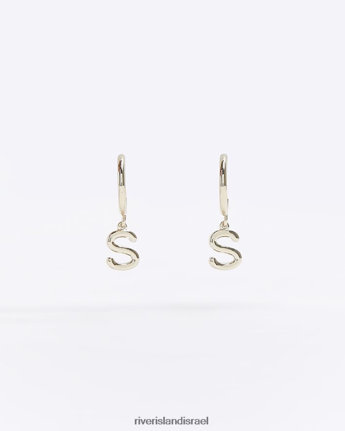 אביזרים River Island עגילי החישוק הראשוניים זהב נשים BDZ4081420
