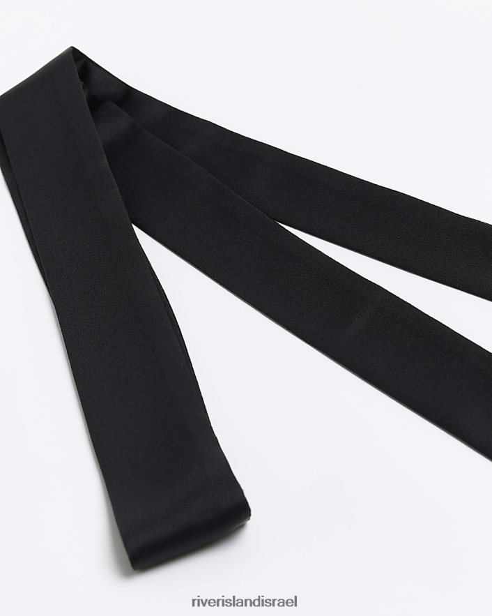 אביזרים River Island צעיף סאטן שָׁחוֹר נשים BDZ4081519