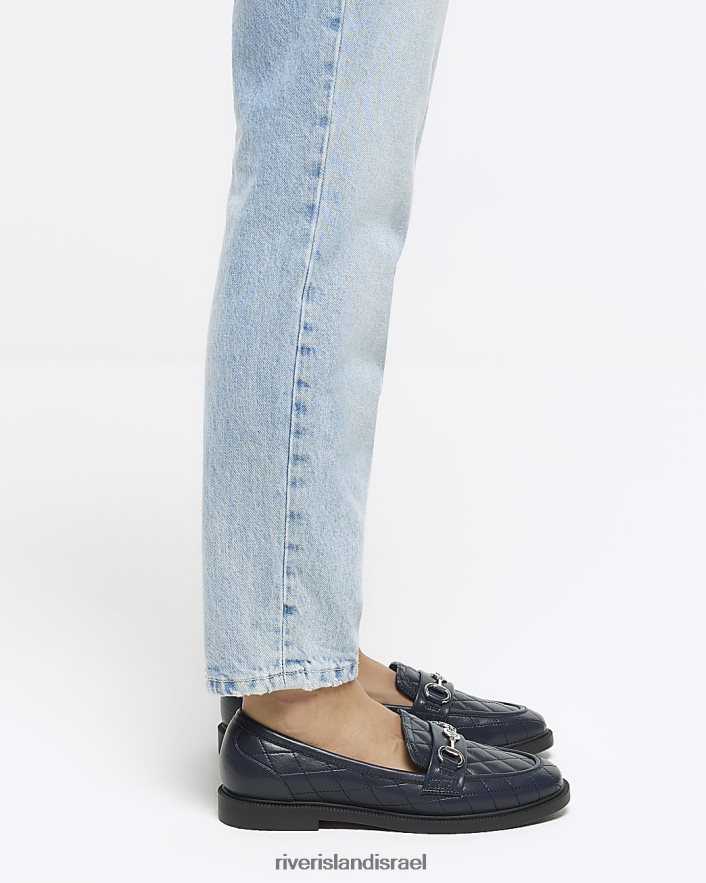 הַנעָלָה River Island נעלי טלאים מרופדות חיל הים נשים BDZ4081573