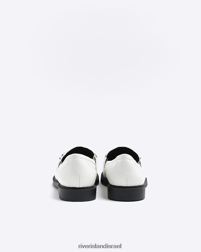 הַנעָלָה River Island נעלי טלאים מרופדות לבן נשים BDZ4081575