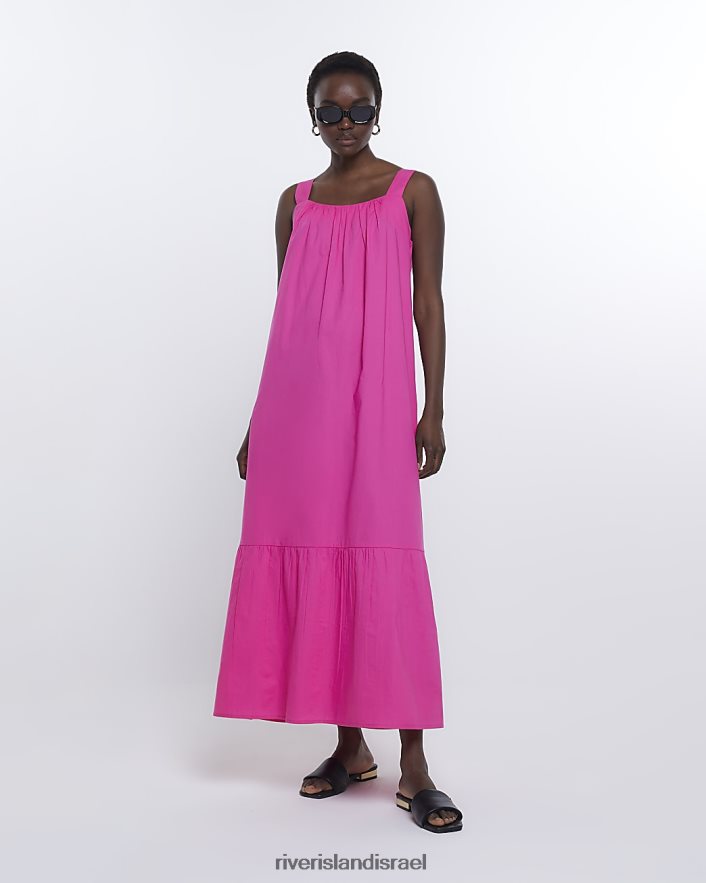לבוש River Island שמלת מקסי להחליק וָרוֹד נשים BDZ4081603
