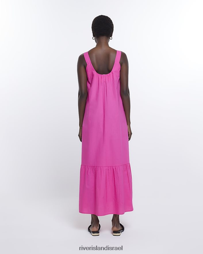לבוש River Island שמלת מקסי להחליק וָרוֹד נשים BDZ4081603