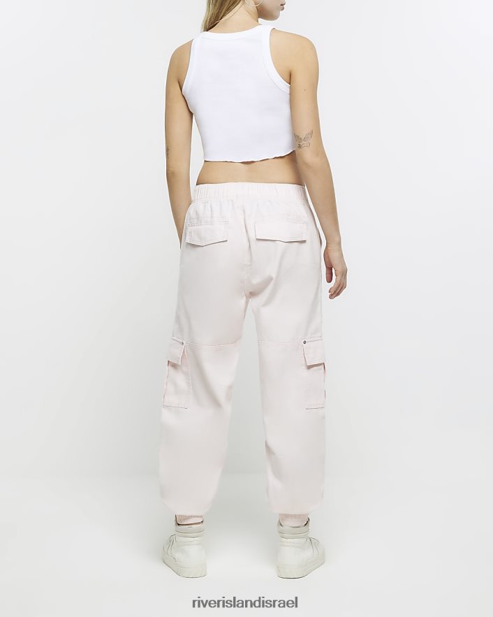 לבוש River Island מכנסי מטען וָרוֹד נשים BDZ4081791