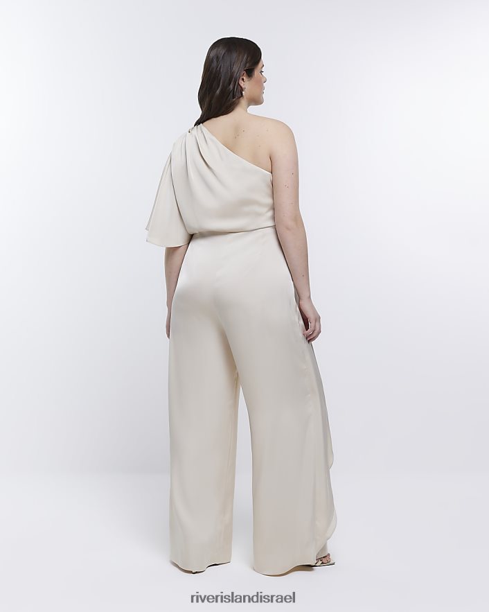 לבוש River Island אוברול כתף שושבינה קרם נשים BDZ4081878