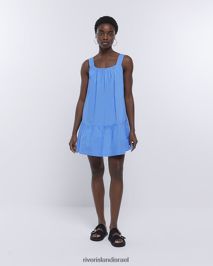 לבוש River Island שמלת מיני נדנדה כְּחוֹל נשים BDZ4081895