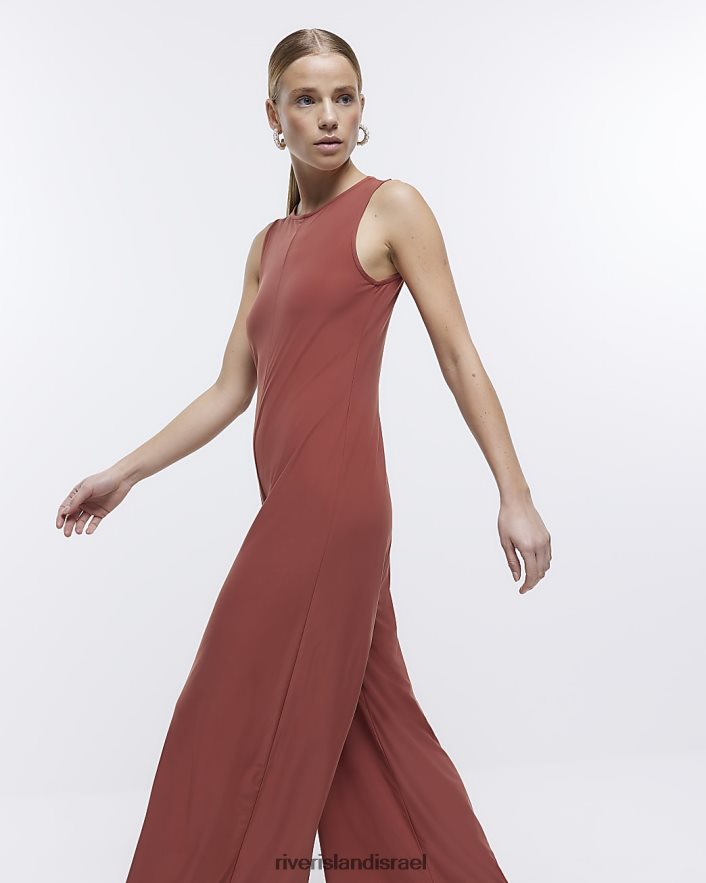 לבוש River Island סרבל רגליים רחבות חֲלוּדָה נשים BDZ4081917