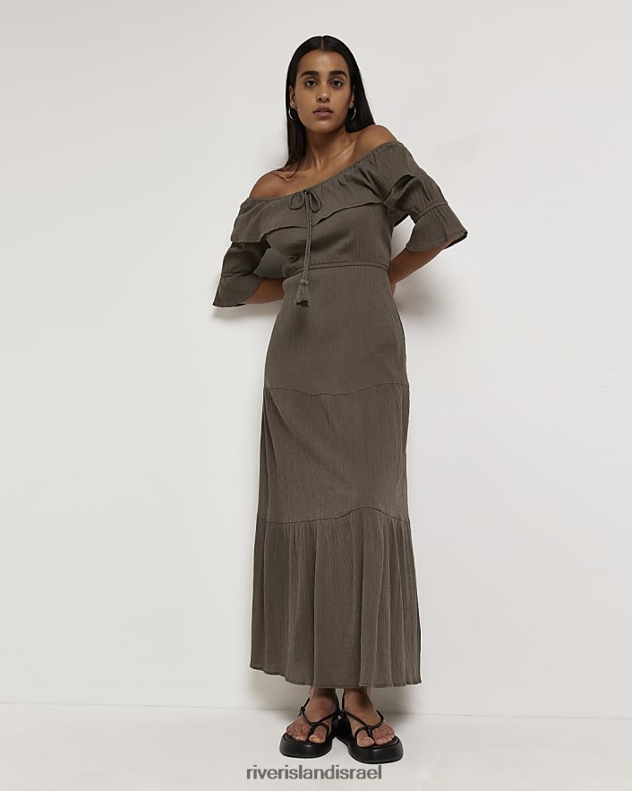 לבוש River Island שמלת מקסי ברדו אֶבֶן נשים BDZ4081945