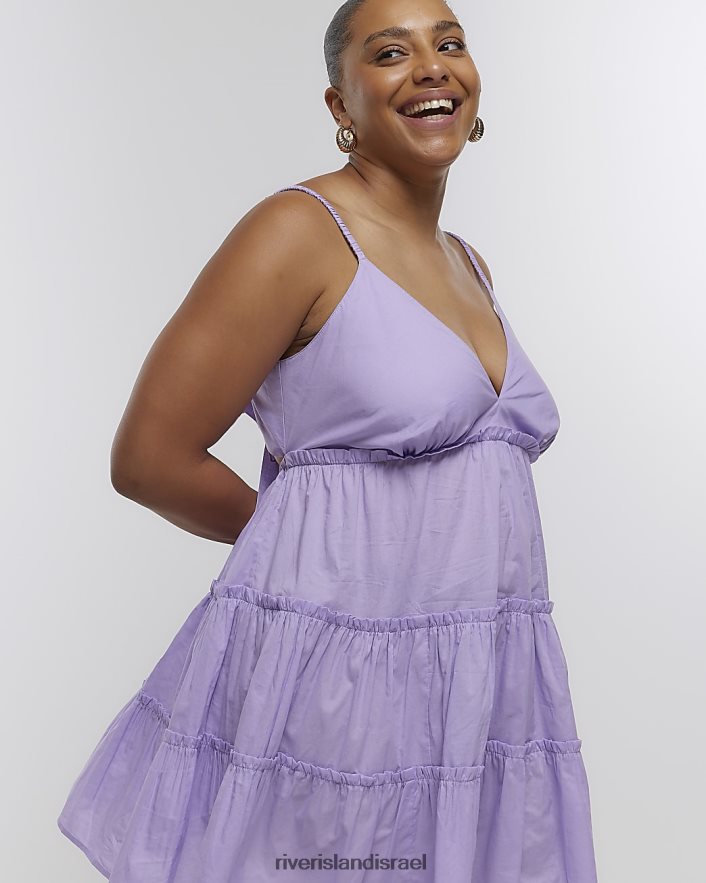 לבוש River Island בתוספת שמלת מיני חוף סָגוֹל נשים BDZ4082235