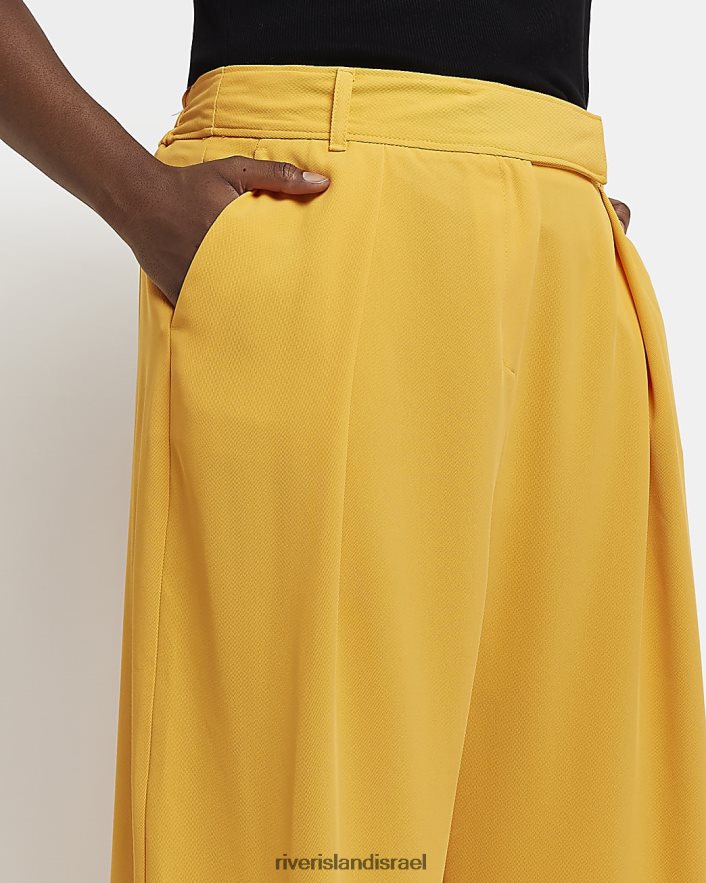 לבוש River Island בתוספת מכנסיים רחבים תפוז נשים BDZ4082243