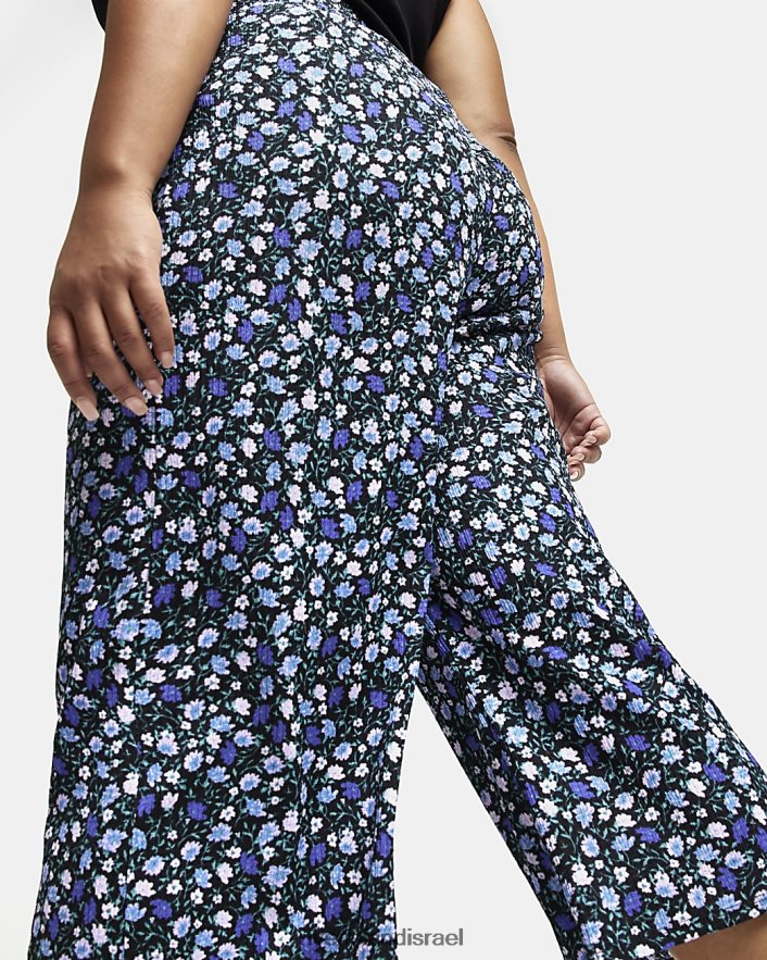 לבוש River Island בתוספת כתפיות פרחוניות כְּחוֹל נשים BDZ4082258