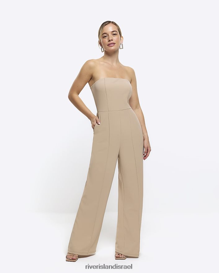 לבוש River Island סרבל ברדו קטן אֶבֶן נשים BDZ4082289