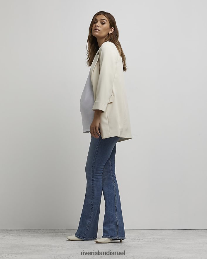 לבוש River Island ג'ינס מתרחב להריון כְּחוֹל נשים BDZ4082307