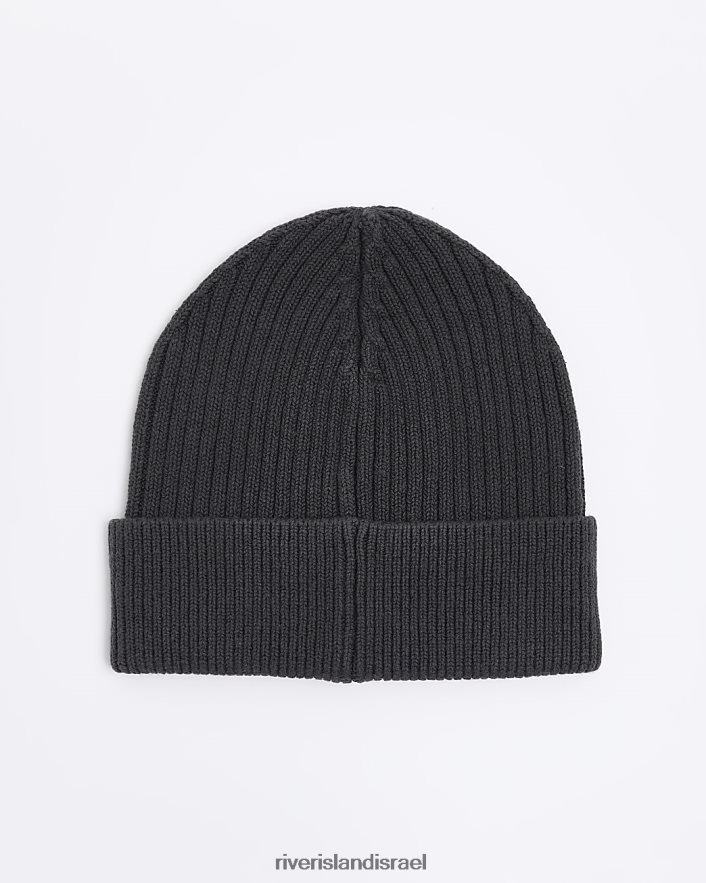 אביזרים River Island כפת דייגים אפור כהה גברים BDZ4082365