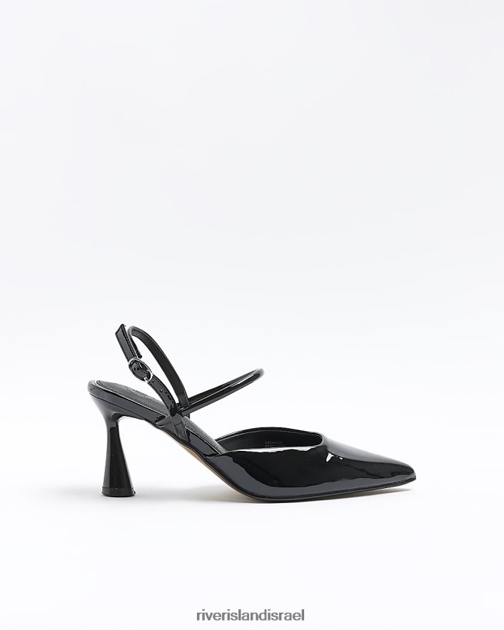 הַנעָלָה River Island נעלי מגרש עם עקבים שָׁחוֹר נשים BDZ408252