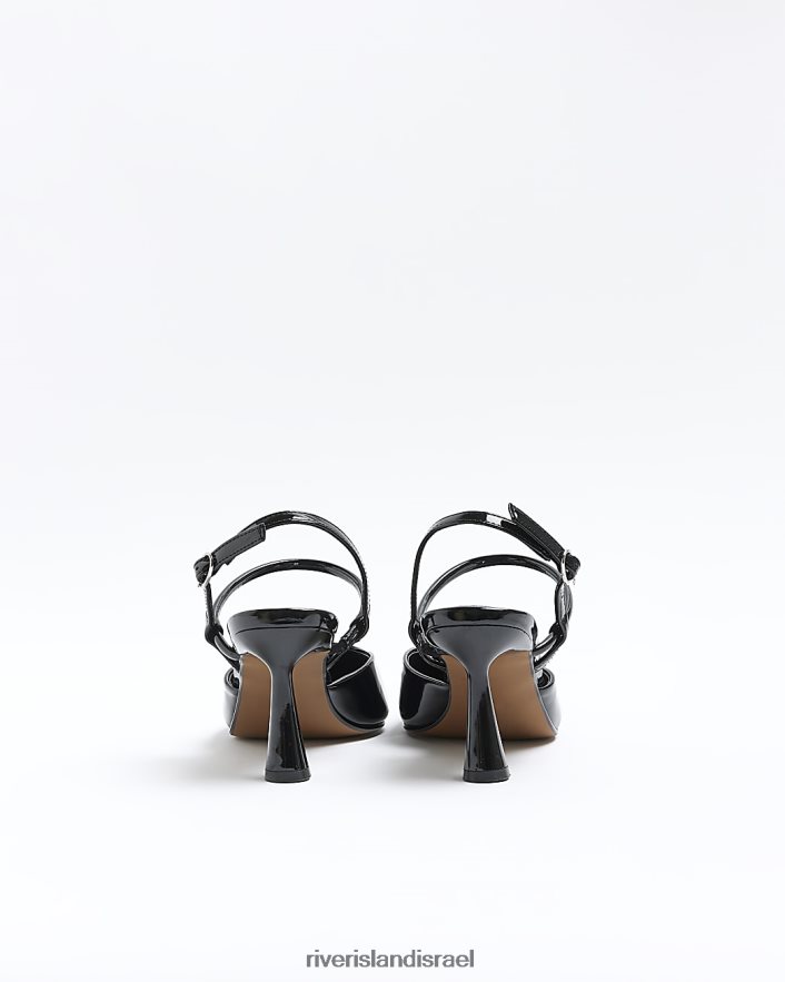 הַנעָלָה River Island נעלי מגרש עם עקבים שָׁחוֹר נשים BDZ408252