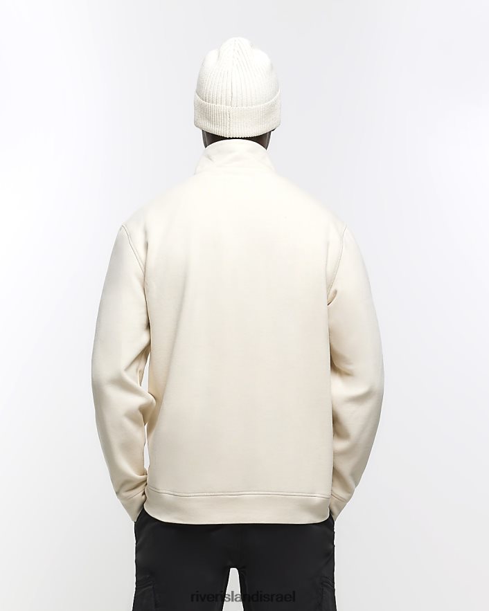 לבוש River Island סווטשירט משפך בכושר רגיל אקרו גברים BDZ4082542