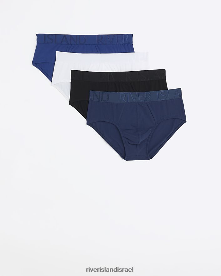 אביזרים River Island חבילת רי קצר בכושר רגיל כְּחוֹל גברים BDZ4082664