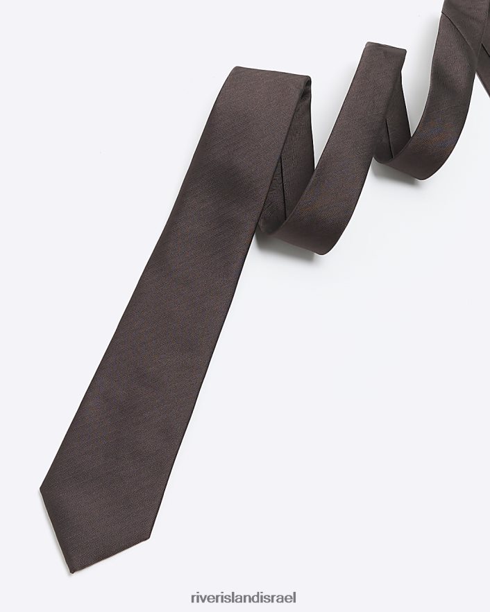 אביזרים River Island עניבה אדרה אדום כהה גברים BDZ4082697