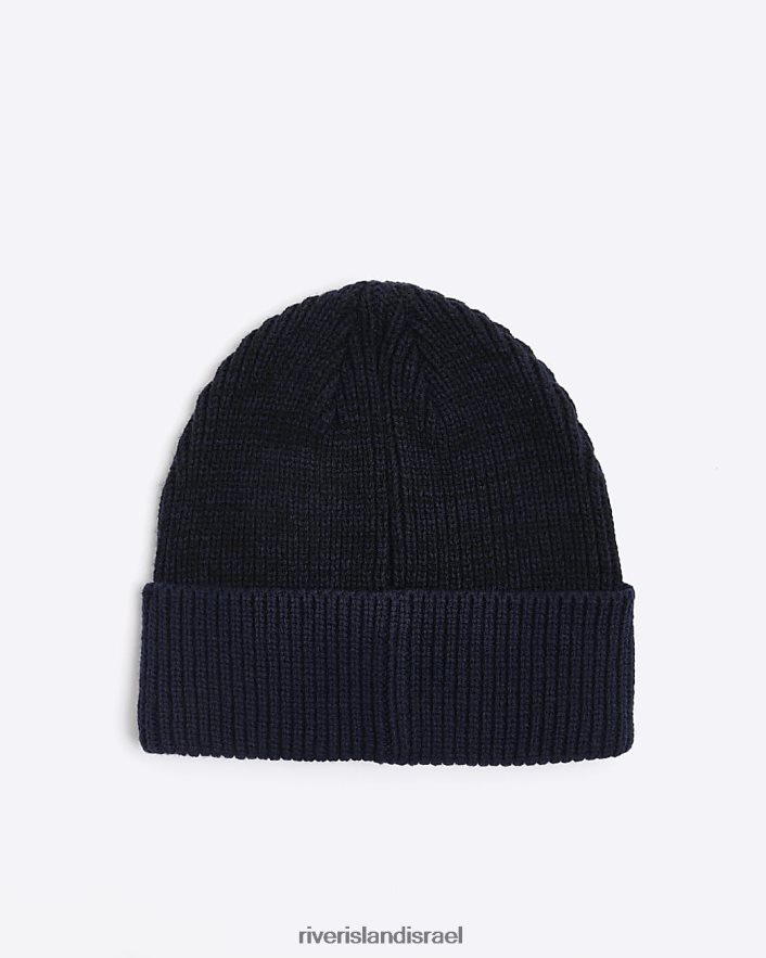 אביזרים River Island כפת דייגים רקומה חיל הים גברים BDZ4082788