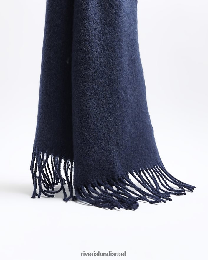 אביזרים River Island צעיף סרוג פרימיום חיל הים גברים BDZ4082789